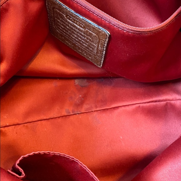 Coach Tan Leather Tote Bag - Picture 10 of 13